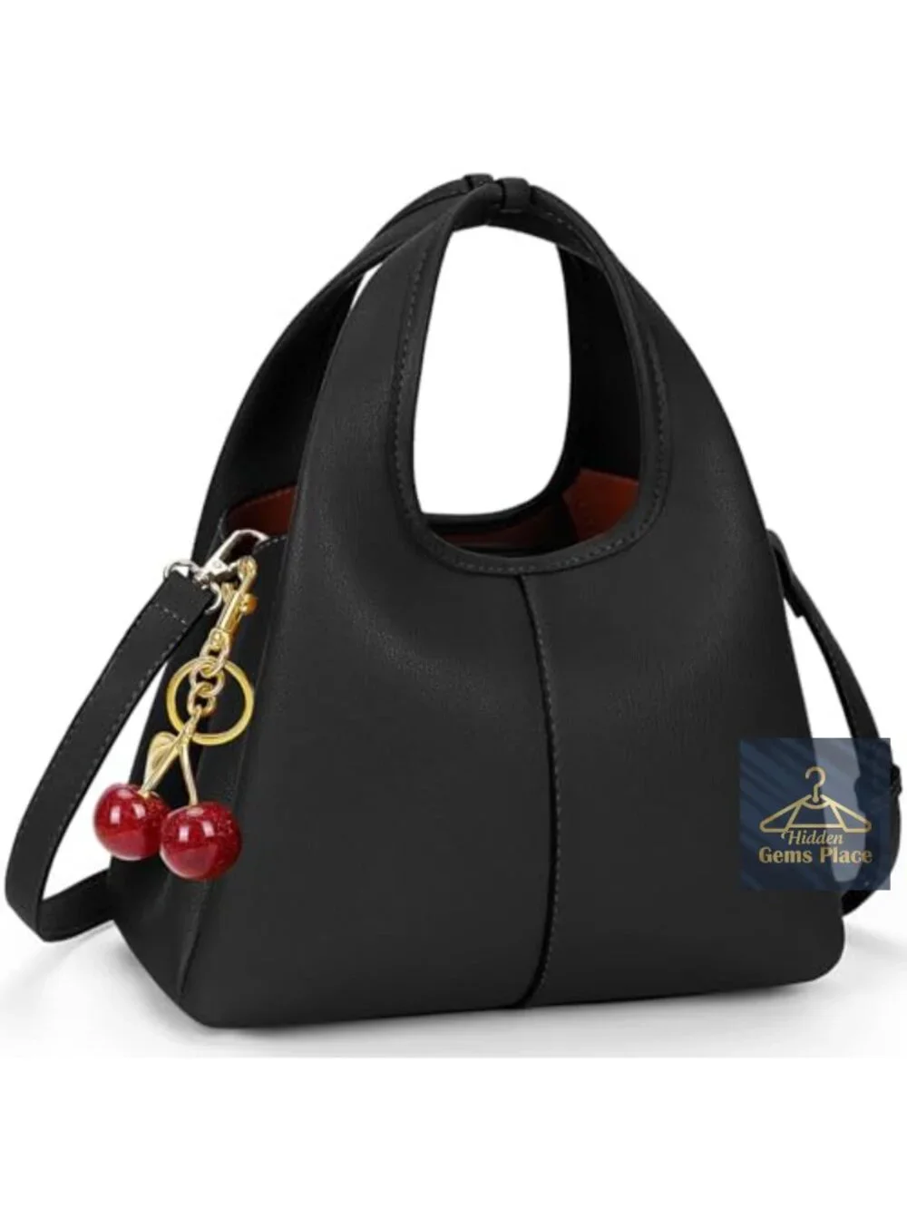 Faux Leather Top Handle Handbag Small Satchel Hobo Crossbody Bag